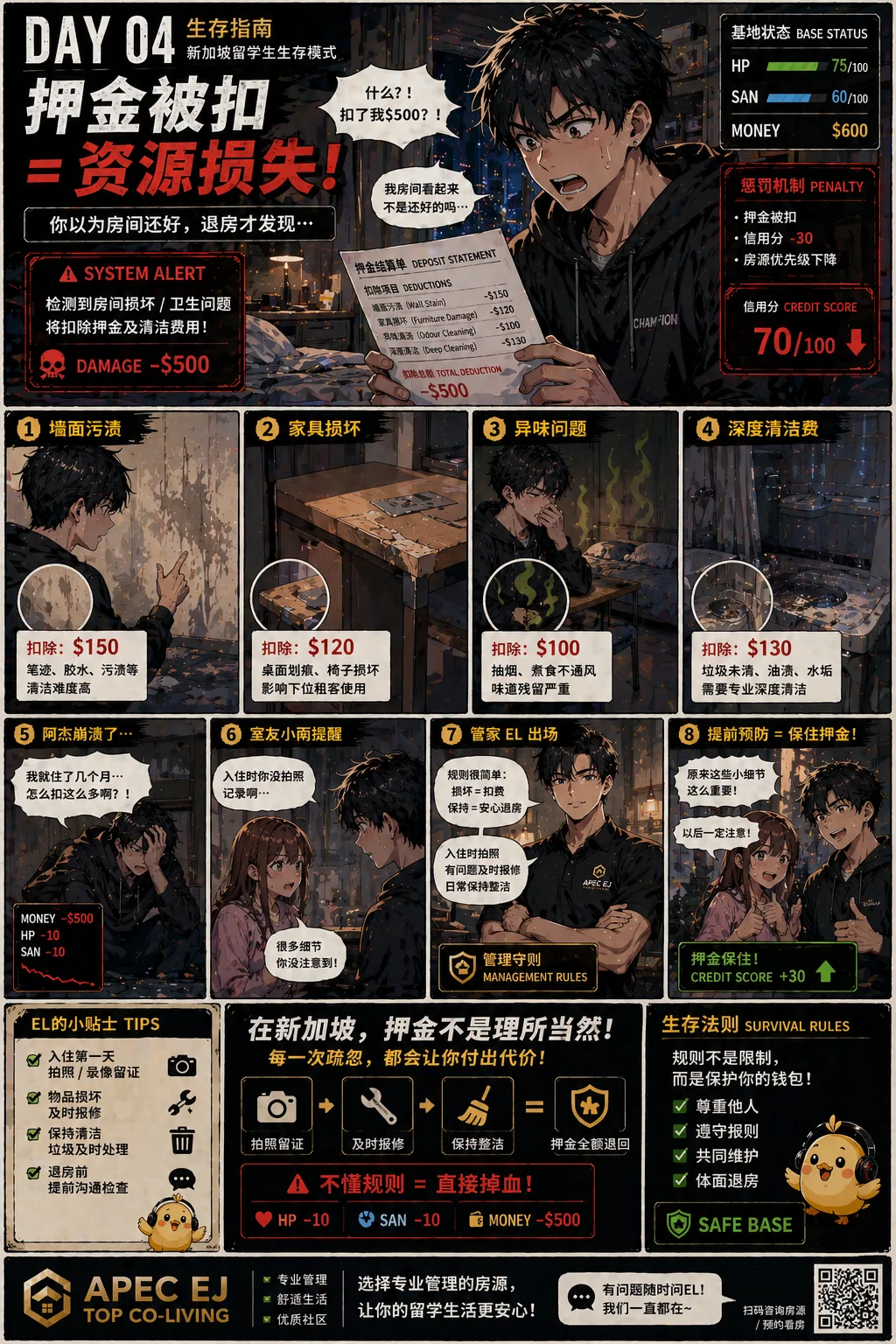 防坑攻略 押金被扣
